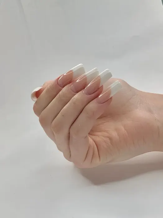 Classic French tips — inspiration photograph