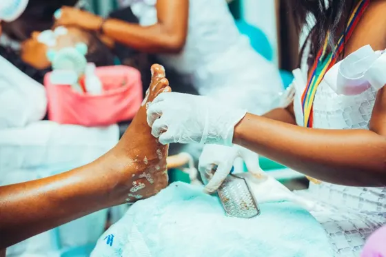 Foot care ritual — inspiration photograph