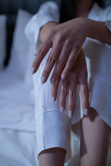 Fresh white manicure — inspiration photograph