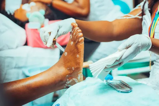 Professional pedicure care — inspiration photograph